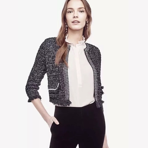 tweed sweater jacket